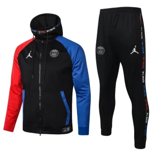 PSG Paris Saint Germain Black and Blue x Red Tracksuit