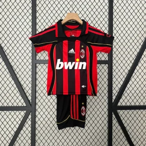 AC Milan Retro 2006/2007 Home Jersey Kids Size