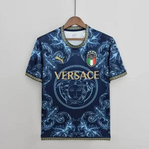 Italy "Versace" Blue Limited Jersey