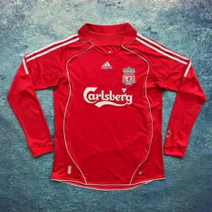 2006-2007 Retro Liverpool Home Jersey Long Sleeve