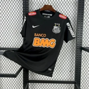 2012 Retro Santos Home Jersey Black Limited Jersey