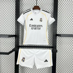 2025/2026 Real Madrid Home Kit Kids Size
