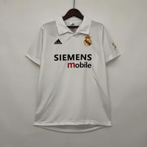 2002-2003 Retro Real Madrid Home Jersey