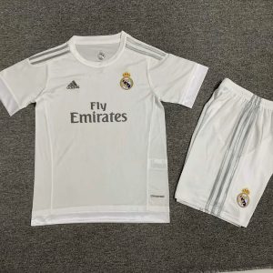 2015/2016 Retro Real Madrid Home Jersey Kids Size