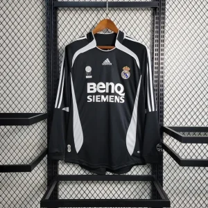 2006/2007 Retro Real Madrid Away Jersey Long Sleeve