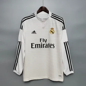 Retro 2014/2015 Real Madrid Home Long Sleeve