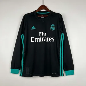 2017/2018 Retro Real Madrid Away Jersey Long Sleeve