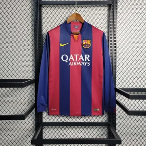 2014-2015 Retro Barcelona Home Jersey Long sleeve