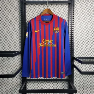 2011-2012 Retro Barcelona Home Jersey Long Sleeve