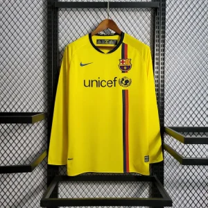 2008-2009 Retro Barcelona Away Jersey Long Sleeve