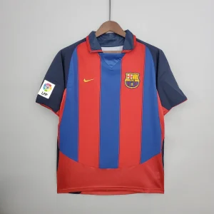 2003/2004 Retro Barcelona Home Jersey