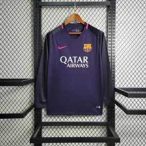 2016/2017 Retro Barcelona Away Jersey Long Sleeve