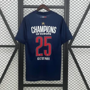 2024/2025 Psg Paris Saint-Germain Home UEFA Champions League Champion Jersey