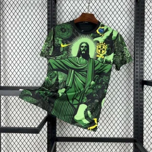 Brazil "Jesus" Green Limited Jersey
