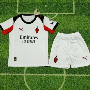 2025/2026 AC Milan Away Kit Kids Size