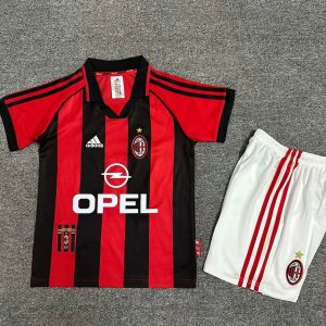 1998/1999 Retro AC Milan Home Kit Kids Size