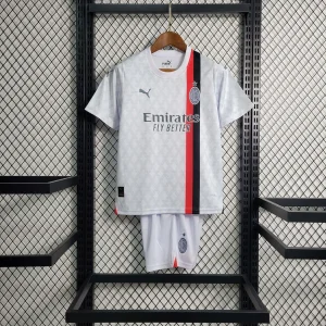 2023/2024 AC Milan Away Jersey Kids Size