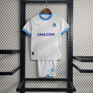 2023/2024 Olympique de Marseille Home Kit Kids Size