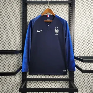 2018 Retro FIFA World Cup France Home Long Sleeve