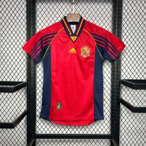 1998 Retro Spain Home Jersey