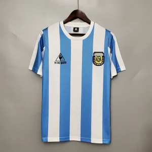 1986 Retro Argentina Home Jersey