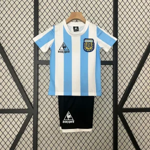 1986 Retro Argentina Home Kit Kids Size