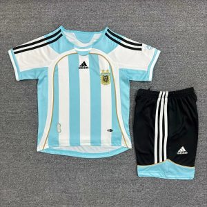 2006 Retro Argentina Home Kit Kids Size