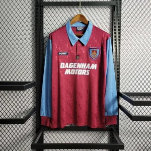 1995-1997 Retro West Ham United Home Long Sleeve