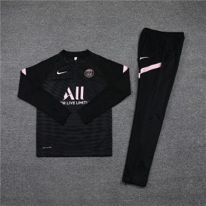 PSG Paris Saint Germain Black and Pink Tracksuit