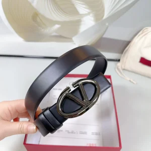 The Bold Edition Reversible Belt 30mm Black Calfskin Black Buckle