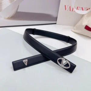 The Bold Edition Belt 30mm Black Calfskin Silver Buckle
