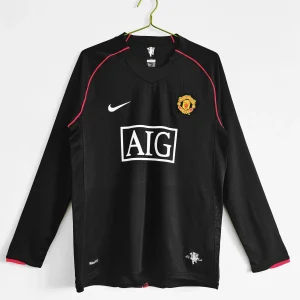 Manchester United Retro 2007-2008 Away Kit Long Sleeve