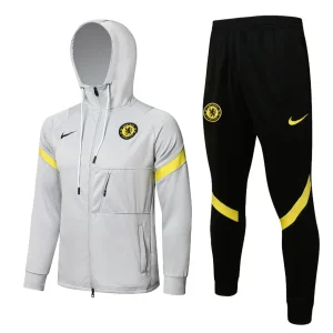 Chelsea FC Grey and Black Tracksuit