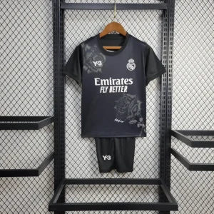 Real Madrid x Y3 2024/2025 4th Kit Black Kids Size
