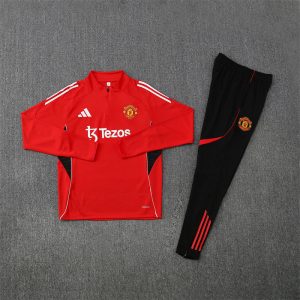 2025/2026 Manchester United Red Tracksuit