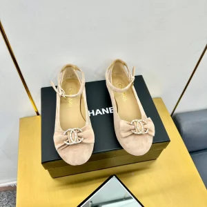 CC 25s Ballet Flats Lip Pink Velvet 297804