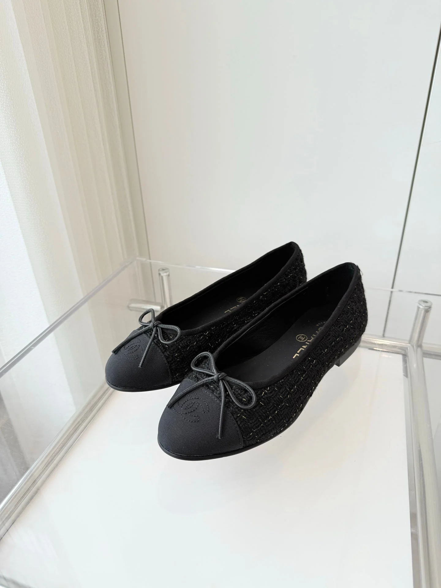 CC Ballet Flat Black Tweed 238778 - Image 5