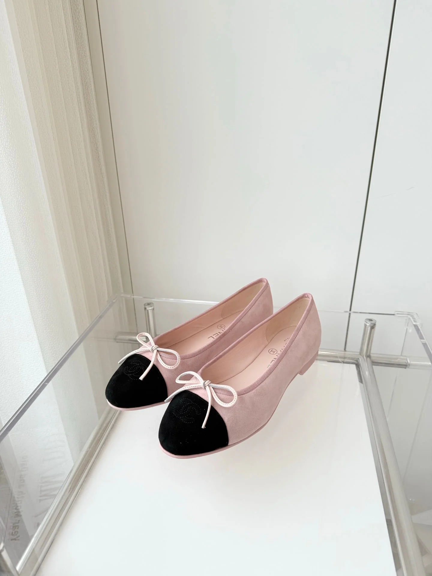 CC Ballet Flat Pink Pastel Suede 238763 - Image 5