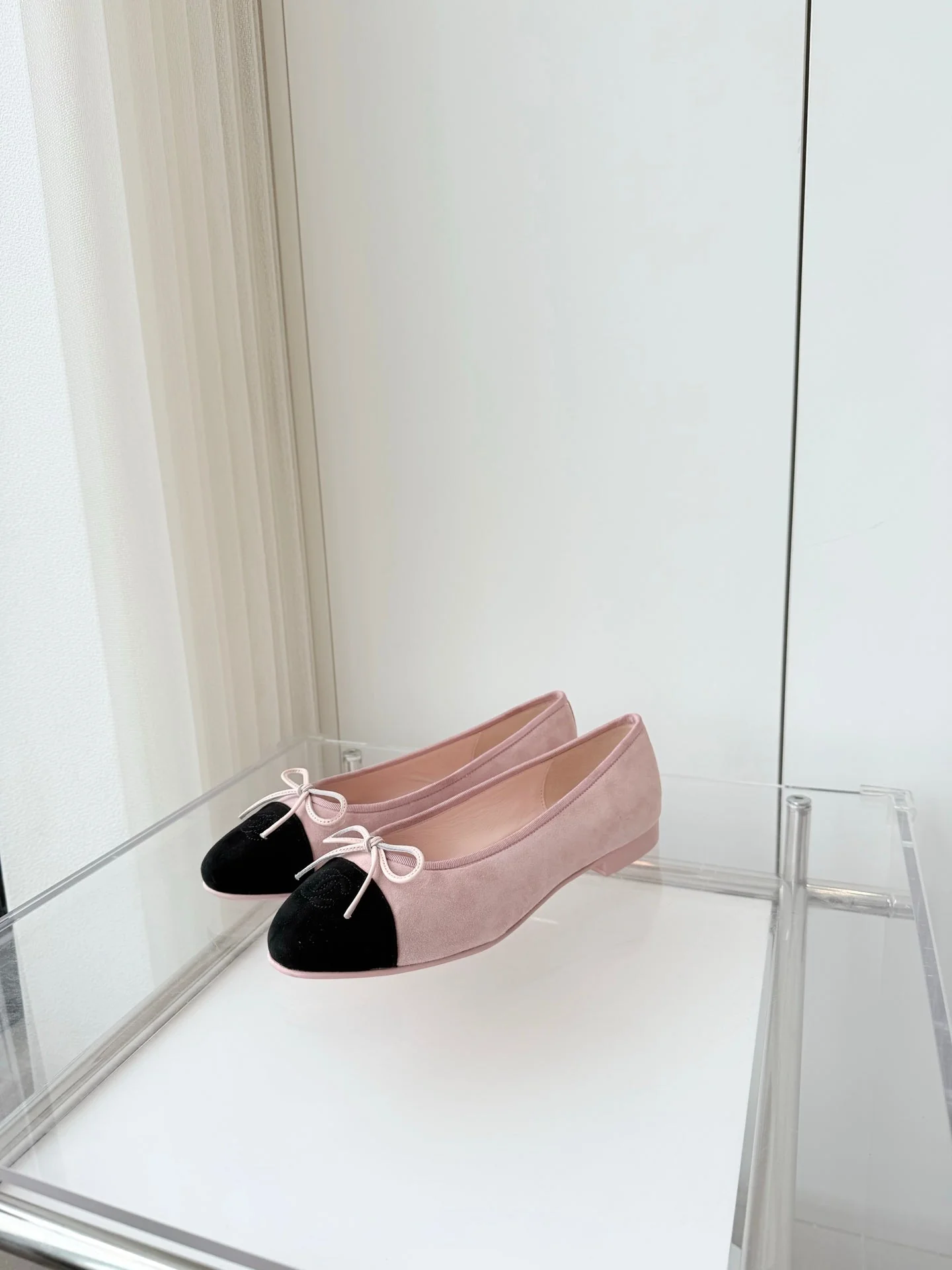 CC Ballet Flat Pink Pastel Suede 238763 - Image 8