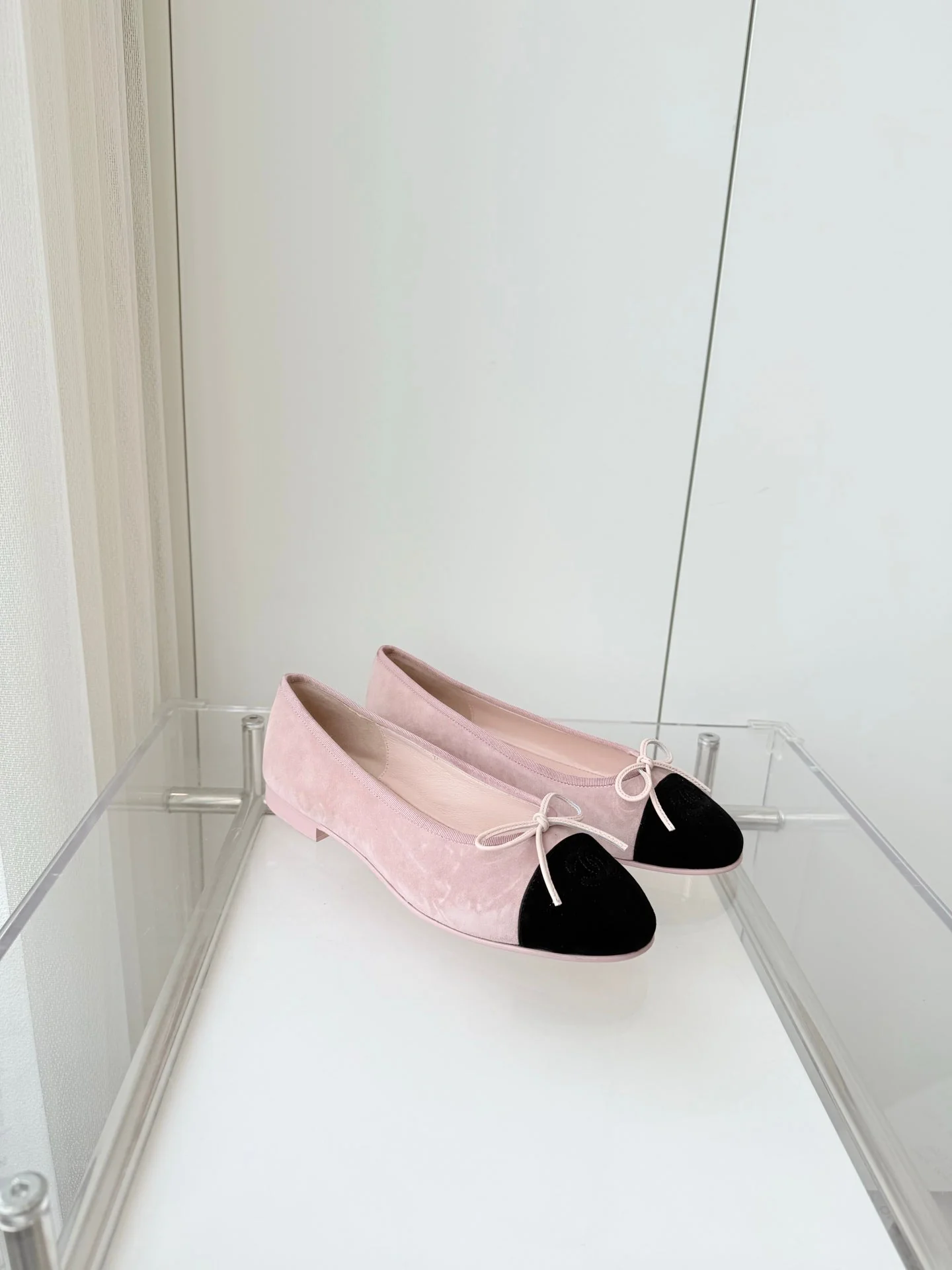 CC Ballet Flat Pink Pastel Suede 238763 - Image 7