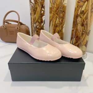 CC Mary Janes In Light Pink Glossy Lambskin 144380