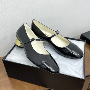 CC Mary Jane Black Cowhide