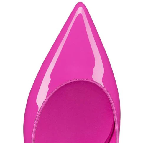 CL Hot Chickita Sling Ballerinas Flats Patent Leather Bolerose Pink - Image 3