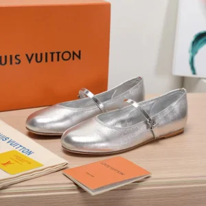 LV Romy Flat Silver Color Metallic Lambskin 218323