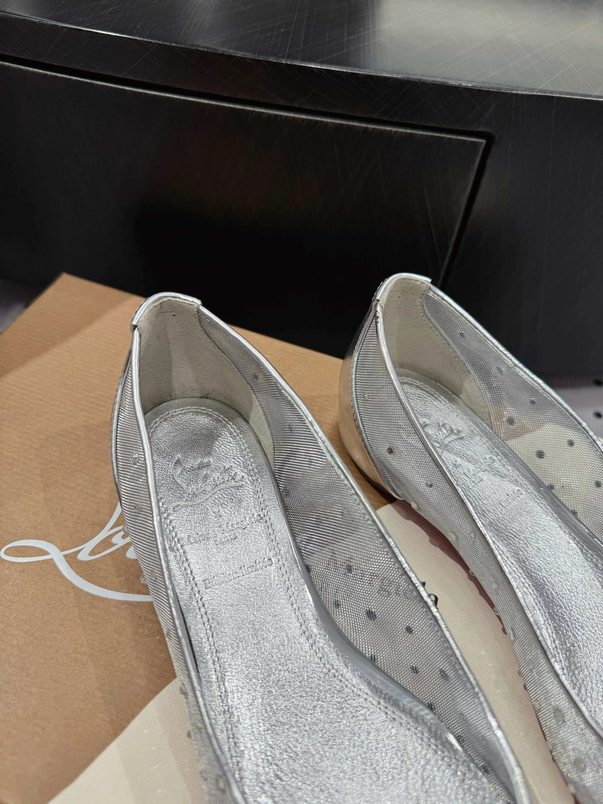 CL x Margiela 25 Diamond Sliver Fabric Lace Swarovski 296032 - Image 3