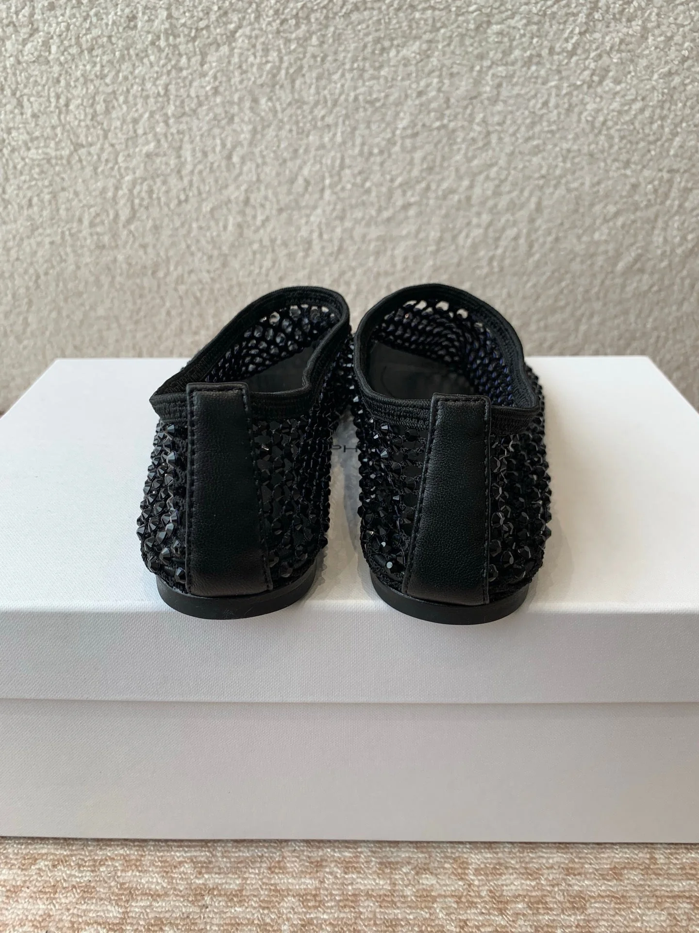 CL 25 Ballet Flats Black Mesh Hot Diamond 345529 - Image 2