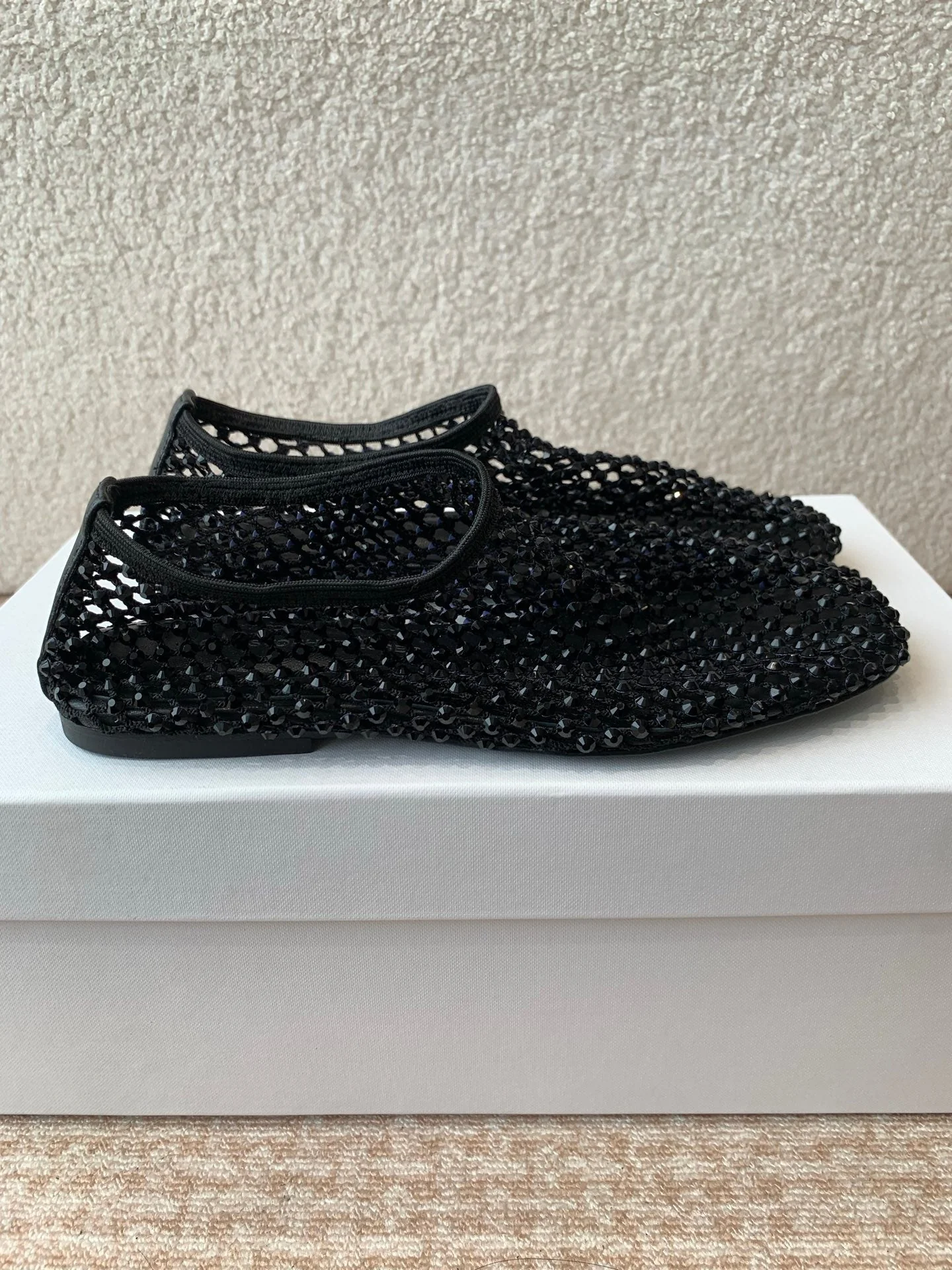 CL 25 Ballet Flats Black Mesh Hot Diamond 345529 - Image 5