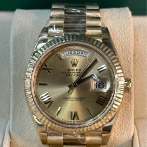 Rolex Day-Date 40mm 228238 Presidential Champagne Dial