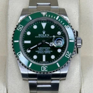 2012 Rolex Submariner "Hulk" 40mm 116610LV Green Dial