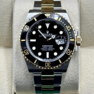 2022 Rolex Submariner 41mm 126613LN Two-Tone Black Dial